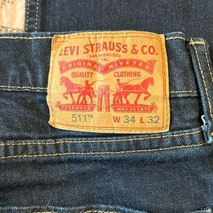 Levi’s 511 men’s jeans size 34 x 32
